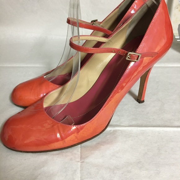 coral mary jane shoes